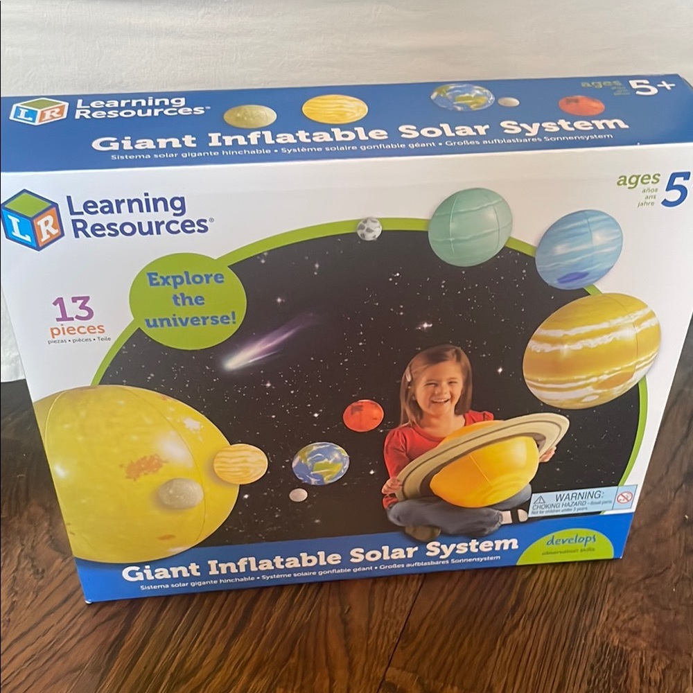 Learning Resources Giant Inflatable Solar System - never been used